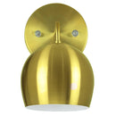 Arandela Aluminio Bola Dourado 23x25cm