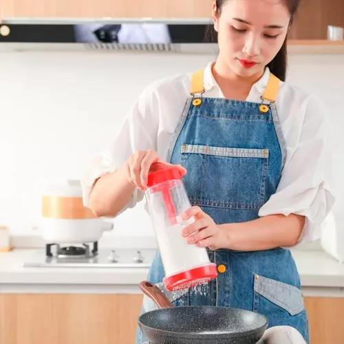 Tapioqueira Peneira Polvilhador - Armazena Tapioca Beiju Tapioca Farinha Cozinha Utensilio