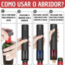 Kit Abridor De Vinho Elétrico Com Acessórios Ideal Para Saca Rolhas Elétrico Decanter Automatico