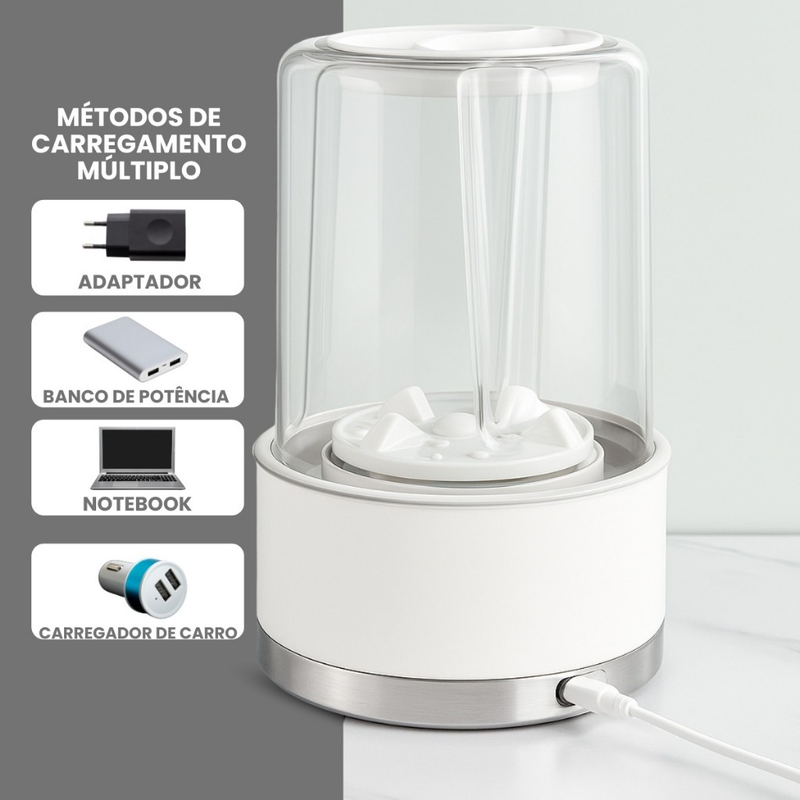 Mini Máquina de Lavar Portátil 1000ml - Lavadora Compacta USB Para Meias Roupas intimas e Delicadas