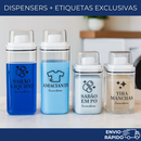 Dispenser Organizador Lavanderia 2,3 litros ou 1,5 Litros Acrílico - Amaciante, Sabão em Pó e Liquido, Tira Manchas