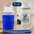 Dispenser Organizador Lavanderia 2,3 litros ou 1,5 Litros Acrílico - Amaciante, Sabão em Pó e Liquido, Tira Manchas