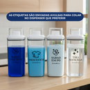 Dispenser Organizador Lavanderia 2,3 litros ou 1,5 Litros Acrílico - Amaciante, Sabão em Pó e Liquido, Tira Manchas