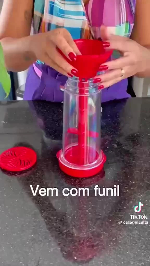 Tapioqueira Peneira Polvilhador - Armazena Tapioca Beiju Tapioca Farinha Cozinha Utensilio