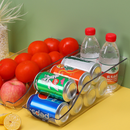 Cozinha Frigorífico Organizador Clear Dispenser Despensa Refrigerante Geladeira Lata Acessórios