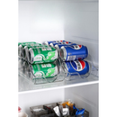 Cozinha Frigorífico Organizador Clear Dispenser Despensa Refrigerante Geladeira Lata Acessórios