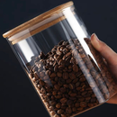 Pote Acrílico Com Tampa Multiuso Quadrado Plástico 800ml 500ml 1000ml Super Vedação Transparente