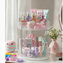 Organizador Prateleira Diamante Acrílico Porta Maquiagem Beleza Multiuso Giratorio